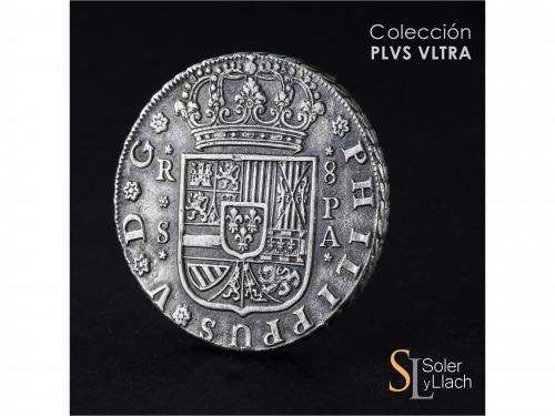 FELIPE V. 8 Reales. 1732. SEVILLA. P.A. Anv.: * / R / * / S 