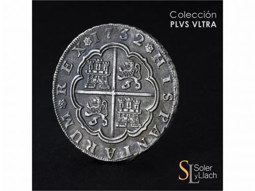 FELIPE V. 8 Reales. 1732. SEVILLA. P.A. Anv.: * / R / * / S 