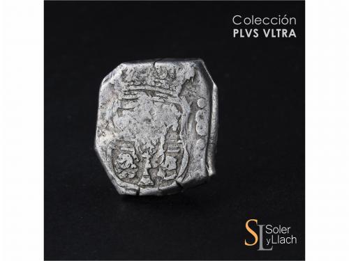 FELIPE V. 8 Reales. 1743. GUATEMALA. (J). 26,90 grs. Columna