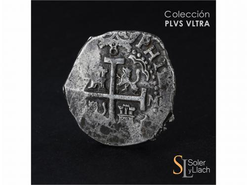 FELIPE V. 8 Reales. 1709. LIMA. M. 27,04 grs. Escasa. MBC+. 