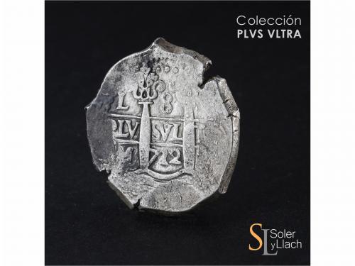 FELIPE V. 8 Reales. 1712. LIMA. M. 26,94 grs. Escasa. MBC-/M