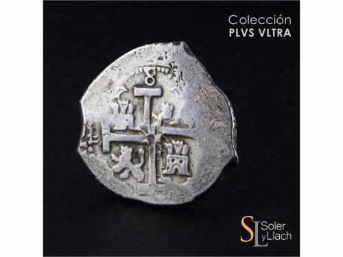 FELIPE V. 8 Reales. 1715. LIMA. M. 26,82 grs. MBC. / Very fi