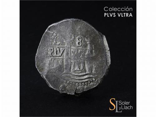 FELIPE V. 8 Reales. 1717. LIMA. M. 27,07 grs. Acuñación algo