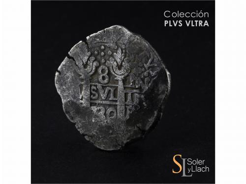 FELIPE V. 8 Reales. 1730. LIMA. N. 26,29 grs. MBC. / Very fi