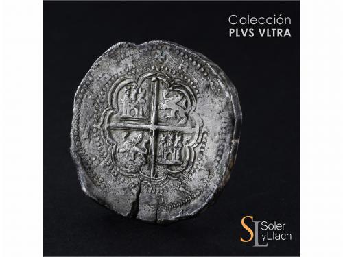 FELIPE II. 8 Reales. 1590. GRANADA. F. Anv.: 1590 vertical -