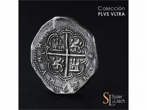 FELIPE II. 8 Reales. 1590. GRANADA. F. Anv.: 1590 vertical -