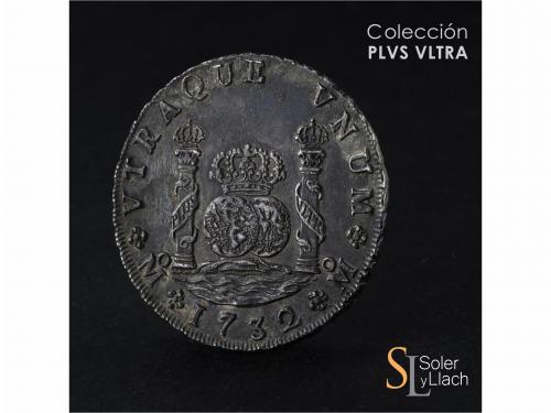 FELIPE V. 8 Reales. 1732. MÉXICO. F. 26,99 grs. Columnario. 
