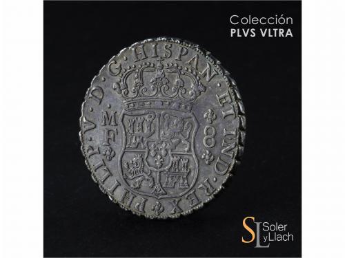 FELIPE V. 8 Reales. 1738. MÉXICO. M.F. 26,98 grs. Columnario