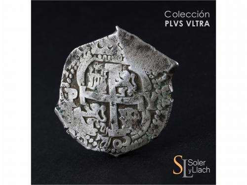 FELIPE V. 8 Reales. 1703. POTOSÍ. Y. 26,41 grs. Dos fechas v