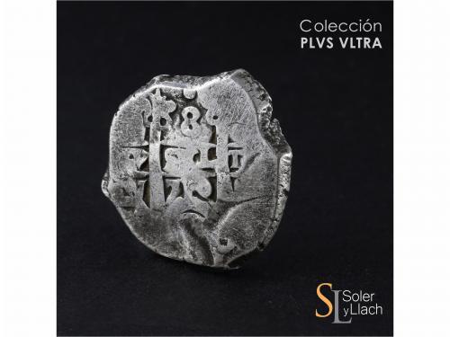 FELIPE V. 8 Reales. 1710. POTOSÍ. Y. 26,22 grs. BC+. / Choic