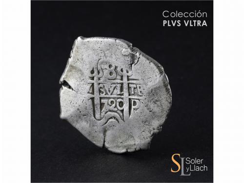 FELIPE V. 8 Reales. 1720. POTOSÍ. Y. 26,18 grs. MBC. / Very 