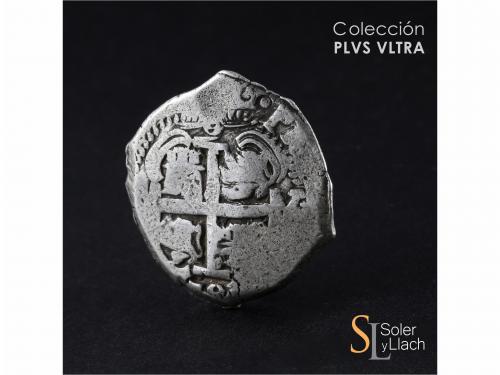 FELIPE V. 8 Reales. 1723. POTOSÍ. Y. 27,02 grs. Dos fechas p