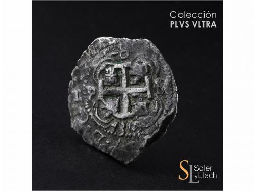 FELIPE V. 8 Reales. 1730. POTOSÍ. M. 20,81 grs. Tres fechas 