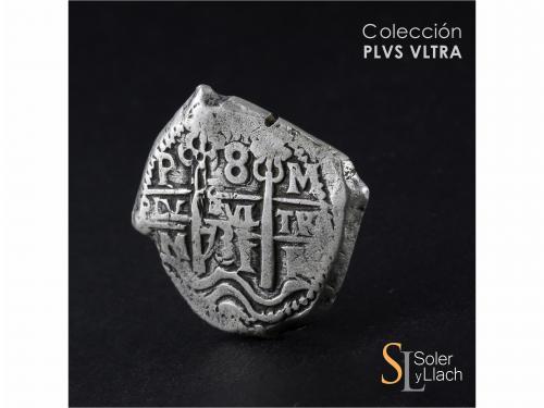 FELIPE V. 8 Reales. 1731. POTOSÍ. M. 25,71 grs. Dos fechas v