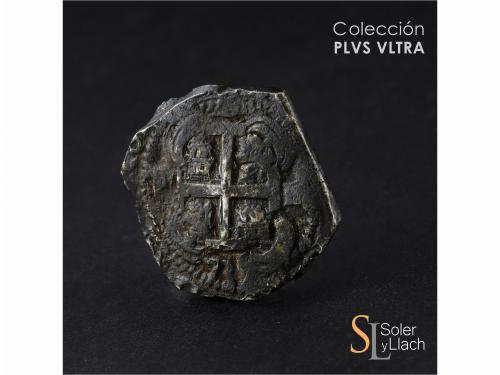 FELIPE V. 8 Reales. 1735. POTOSÍ. E. 25,48 grs. Dos fechas v