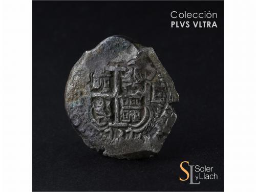 FELIPE V. 8 Reales. 1737. POTOSÍ. E. 26,46 grs. Dos fechas v