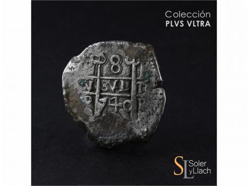 FELIPE V. 8 Reales. 1740. POTOSÍ. P. 27,16 grs. Pequeñas oxi