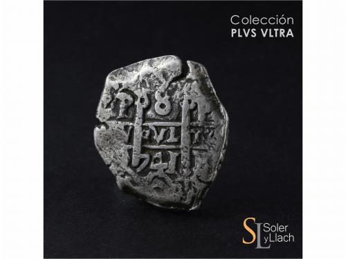 FELIPE V. 8 Reales. 1741. POTOSÍ. P. 26,61 grs. MBC. / Very 