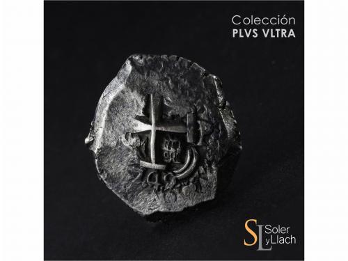 FELIPE V. 8 Reales. 1742. POTOSÍ. P. 26,53 grs. Dos fechas v