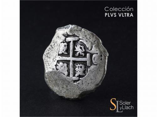 FELIPE V. 8 Reales. 1744. POTOSÍ. C. 26,57 grs. MBC. / Very 