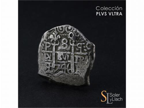 FELIPE V. 8 Reales. 1746. POTOSÍ. q. 26,79 grs. Dos fechas v