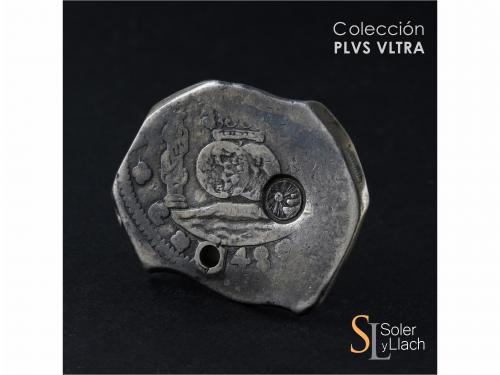 FERNANDO VI. 8 Reales. 1748. GUATEMALA. J. 24,54 grs. Column