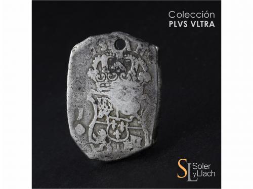 FERNANDO VI. 8 Reales. 1750. GUATEMALA. J. 26,36 grs. Column