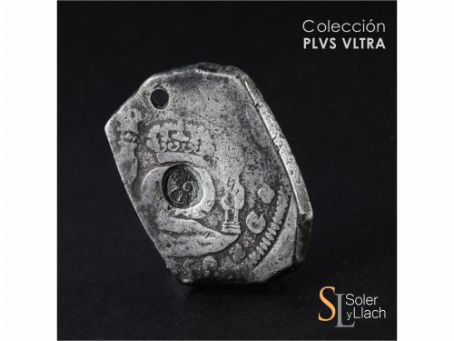 FERNANDO VI. 8 Reales. 1750. GUATEMALA. J. 26,36 grs. Column