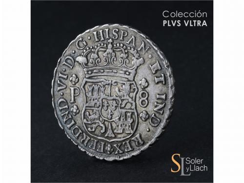 FERNANDO VI. 8 Reales. 1759. GUATEMALA. P. 26,83 grs. Column