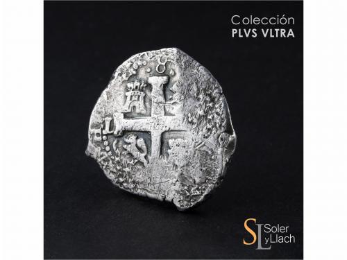 FERNANDO VI. 8 Reales. 1749. LIMA. R. 27,05 grs. Rayitas. MB