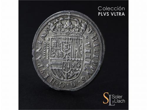 FELIPE II. 8 Reales. .1.5+8.7. SEGOVIA. Anv.: Acueducto vert