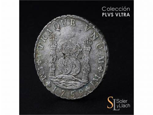 FERNANDO VI. 8 Reales. 1759. LIMA. J.M. 26,88 grs. Columnari