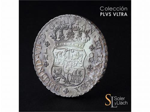 FERNANDO VI. 8 Reales. 1760. LIMA. J.M. 26,61 grs. Columnari