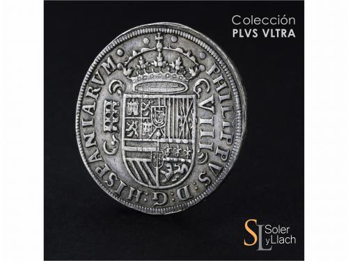 FELIPE II. 8 Reales. 1587 dígitos entre roeles. SEGOVIA. Anv