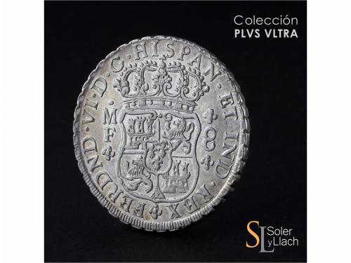 FERNANDO VI. 8 Reales. 1751. MÉXICO. M.F. 26,92 grs. Columna
