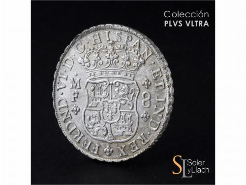 FERNANDO VI. 8 Reales. 1752/1. MÉXICO. M.F. 26,97 grs. Colum