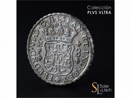 FERNANDO VI. 8 Reales. 1753. MÉXICO. M.F. 27,01 grs. Columna