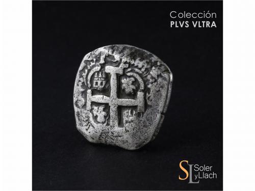 FERNANDO VI. 8 Reales. 1751. POTOSÍ. q. 23,56 grs. Dos fecha