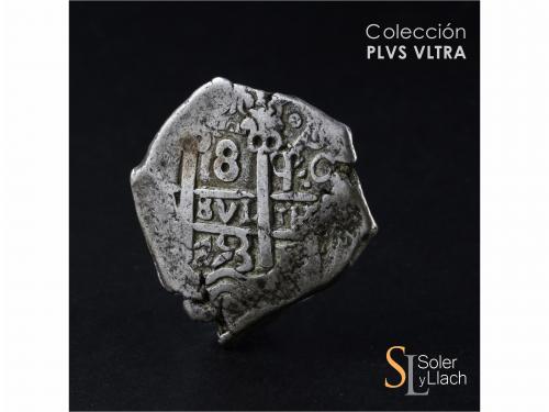 FERNANDO VI. 8 Reales. 1753. POTOSÍ. q. 26,55 grs. Dos fecha