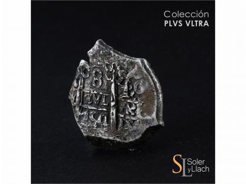 FERNANDO VI. 8 Reales. 1754. POTOSÍ. q. 27,61 grs. Dos fecha