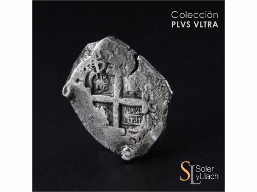 FERNANDO VI. 8 Reales. 1754. POTOSÍ. C/q. Rev.: C arriba, q 