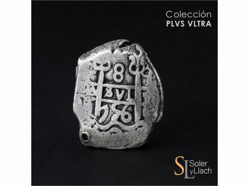 FERNANDO VI. 8 Reales. 1756. POTOSÍ. q. 26,52 grs. Dos fecha