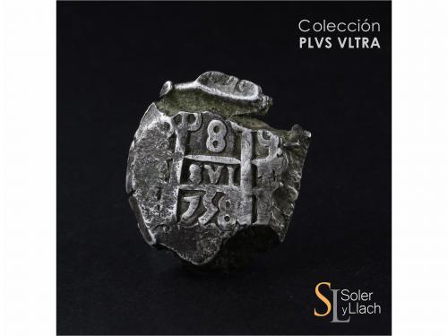 FERNANDO VI. 8 Reales. 1758. POTOSÍ. q. 26,96 grs. MBC. / Ve