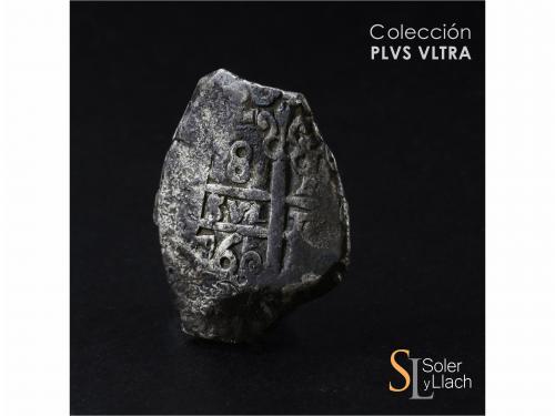 FERNANDO VI. 8 Reales. 1760. POTOSÍ. q. 26,79 grs. Dos fecha