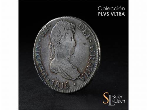 FERNANDO VII. 8 Reales. 1815. CÁDIZ. C.J. 26,53 grs. Acuñaci