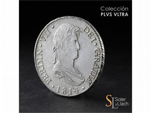 FERNANDO VII. 8 Reales. 1814. MADRID. G.J. 27,03 grs. Busto 
