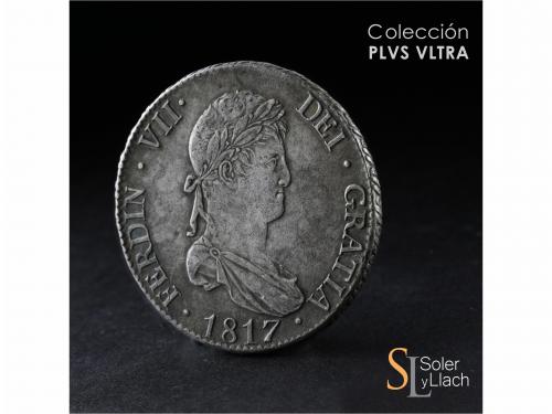 FERNANDO VII. 8 Reales. 1817. MADRID. G.J. 26,71 grs. Pátina