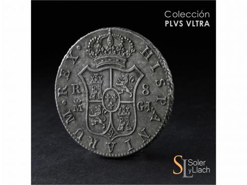 FERNANDO VII. 8 Reales. 1817. MADRID. G.J. 26,71 grs. Pátina