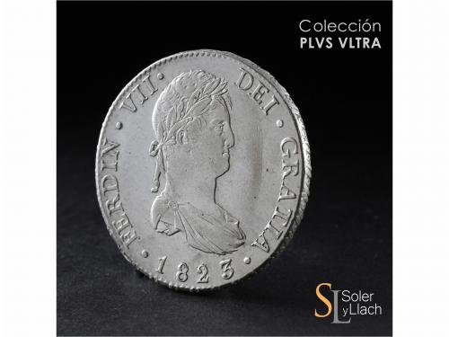 FERNANDO VII. 8 Reales. 1823/14. MADRID. AJ/IJ. 26,96 grs. V