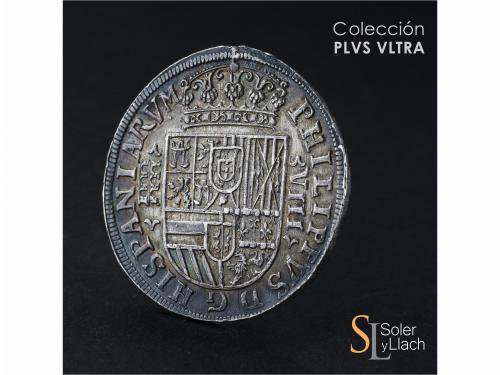 FELIPE II. 8 Reales. 15.89. SEGOVIA. Anv.: Acueducto vertica